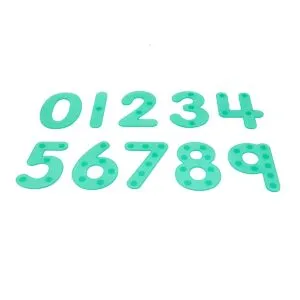Dieses Zahlenset von Silishapes ist Lehrmaterial für kleine Kinder. Mit diesem Set lernen Kinder Zahlenerkennung und Zahlensinn.