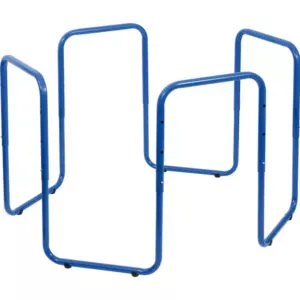 Rahmen für das Tuff-Tablett, verstellbar in 3 Höhen, um gemeinsam um den Tisch zu stehen und zu spielen