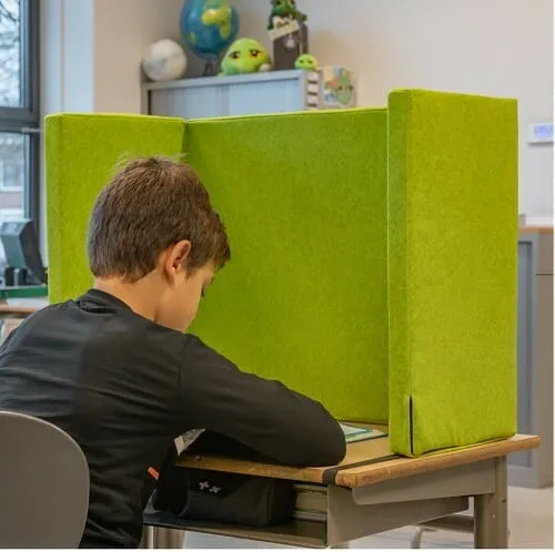 Der Konzentrationsbildschirm reduziert Ablenkungsreize wie Bewegung und Lärm und ist ein perfektes Werkzeug für diejenigen, die Schwierigkeiten haben, sich zu konzentrieren.