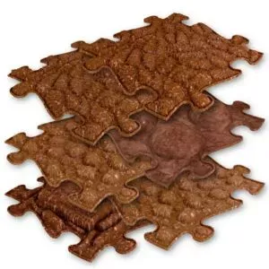 Muffik sensorische Fußmatten eco, ideal für die Verlegung eines Barfußpfades.