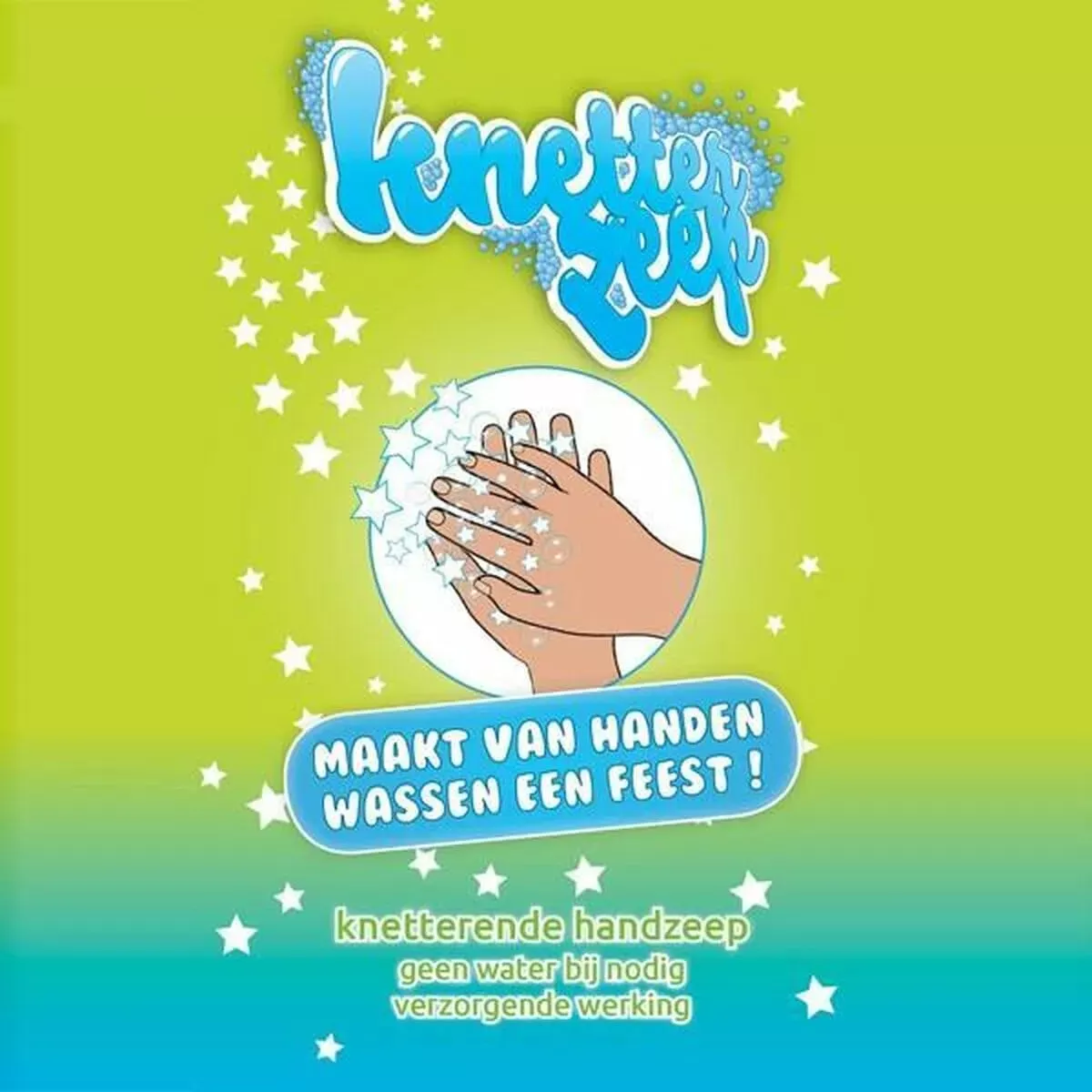 Knisternde Seife ist ideal zum Händewaschen ohne Wasser. Kinder lieben das Knistern der Seife