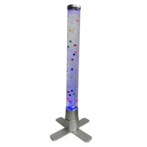 Seifenblasenröhre von Playlearn, die auf einen Tisch für Snoezelen gestellt werden kann