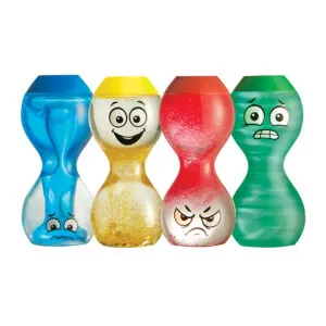 Entdecken Sie die Magie der Emotionen mit unseren faszinierenden sensorischen Flaschen! Ob Freude, Traurigkeit, Wut oder Angst, dieses Set aus vier Flaschen bietet Kindern eine farbenfrohe und ansprechende Möglichkeit, ihre Gefühle zu erforschen und auszudrücken.