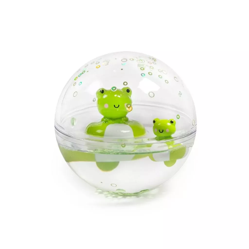 Petit Boum Happy Bubbles Frog sorgt für Farbe und Glitzerspaß in der Badewanne für Jung und Alt