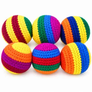 stressballen gehaakt, veilig en zacht om te friemelen in de klas of onderweg