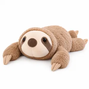 De verzwaarde luiaard is een zachte knuffel met extra gewicht (3 kg) , voor fijne rustmomenten en een vertrouwd gevoel.
