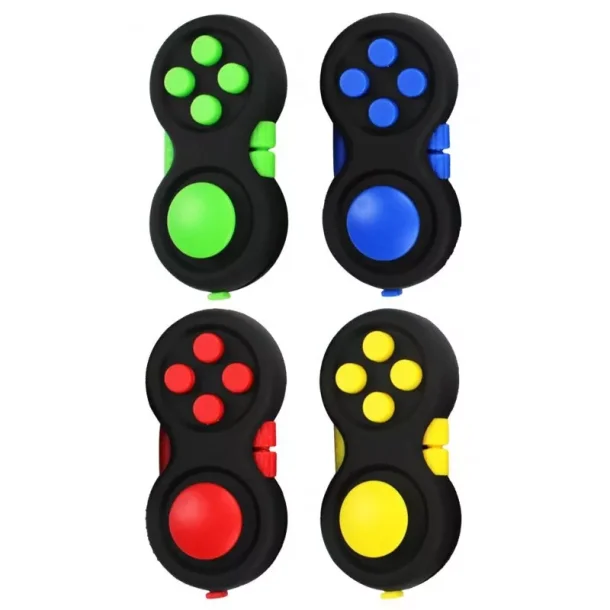 Fidget Pad – kompaktes Antistress-Spielzeug mit mehreren Klick-, Schwenk- und Gleitfunktionen für Fokus und Entspannung
