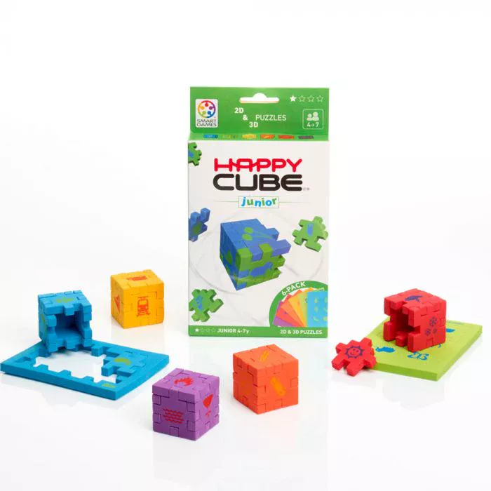 Happy Cube Junior, die Junior-Version des Gehirnsportes Happy Cube Original