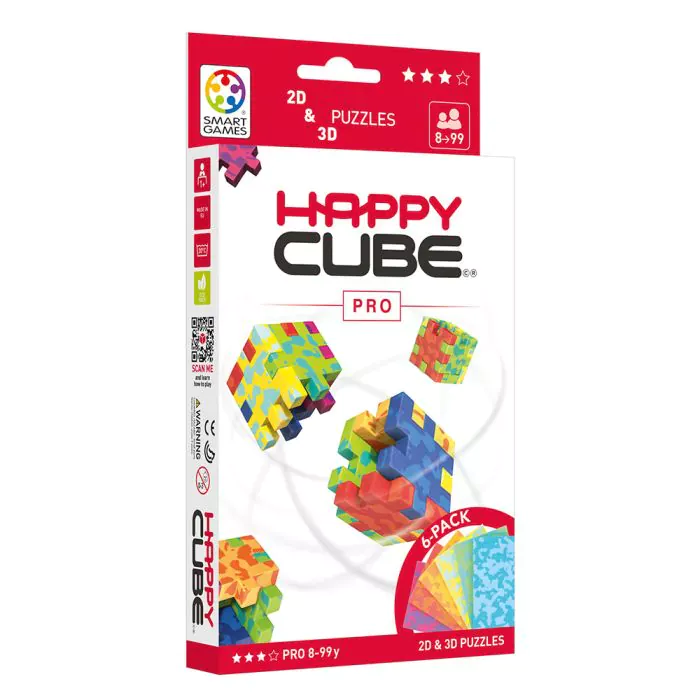 Der Happy Cube Pro ist eine herausfordernde Version des Happy Cube-Originals – lass dein Gehirn mit diesem Rätsel knacken.
