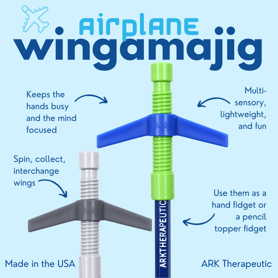 Kennst du den Flugzeug-Topper für deinen Bleistift? Dreh den Propeller hoch und runter