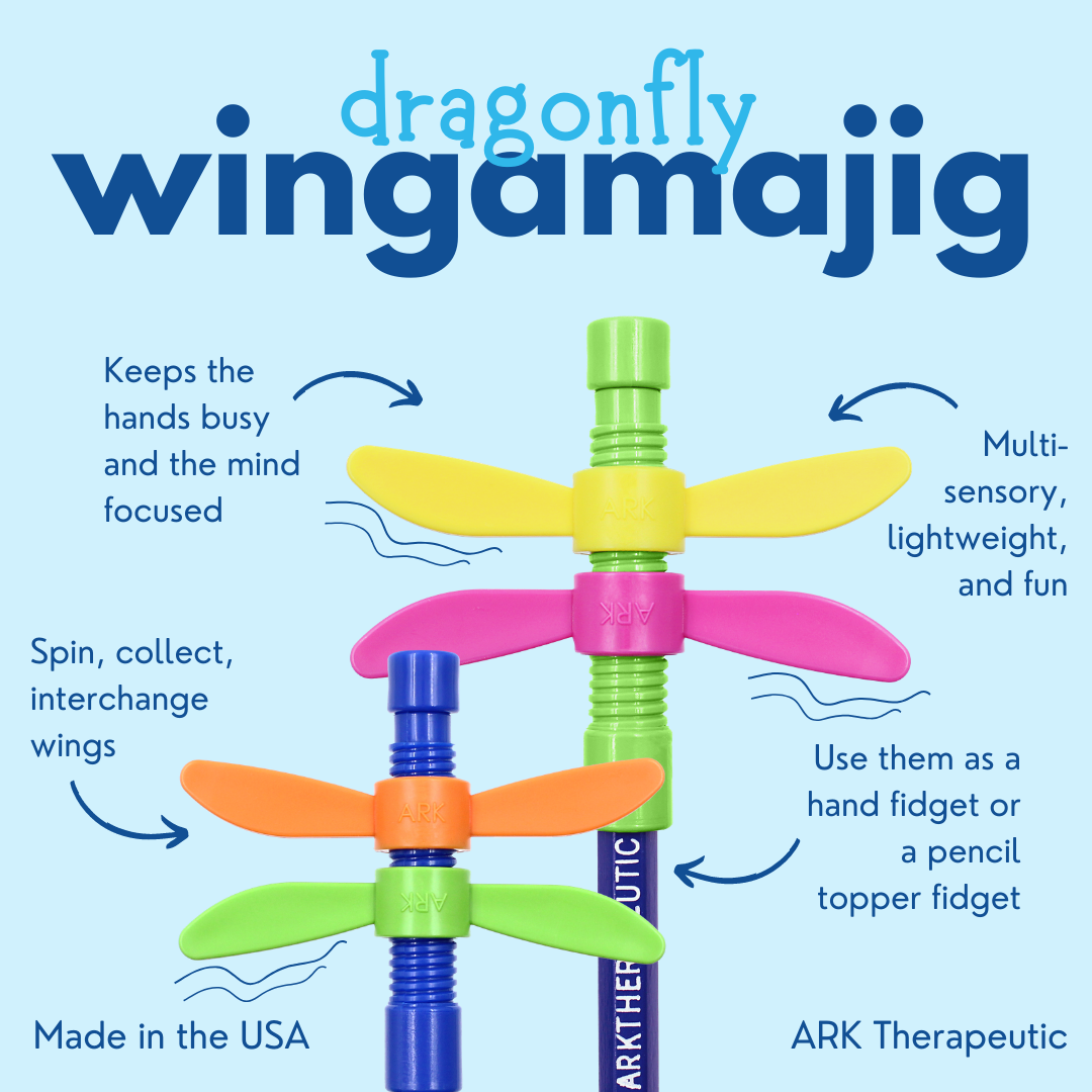 Die Wingamajigs-Libelle ist ein Libellen-Fidget-Spielzeug, das sowohl für Mädchen als auch für unruhige Jungen Spaß macht.
