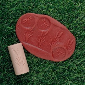 Gelbes Tür-Stempelset Pond Life – lehrreiche Rollenstempel, um Abdrücke von Wassertieren zu machen