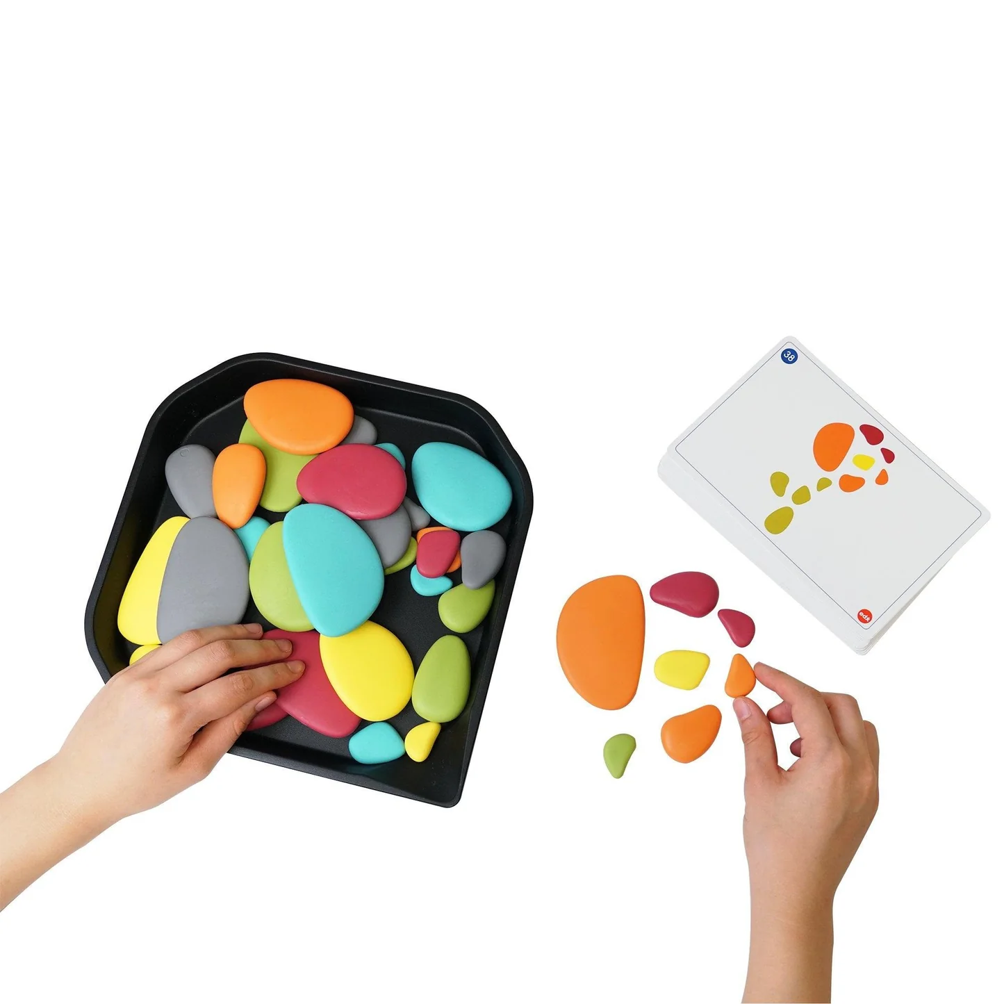 Fun Play Regenbogensteine ist ein wunderschönes Set an Lernspielzeug der Marke Edx Education.