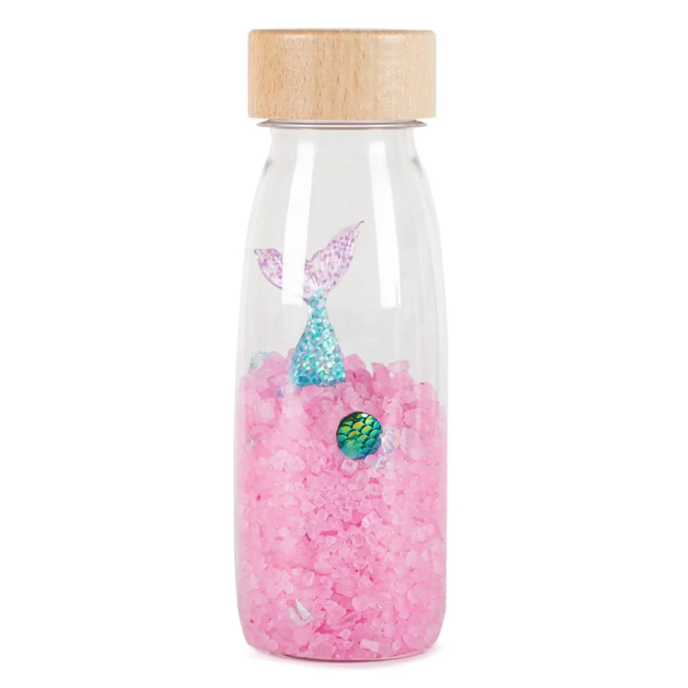 Petit Boum Mermaid ist die sensorische Flasche für echte Mädchen, um zu destimulieren