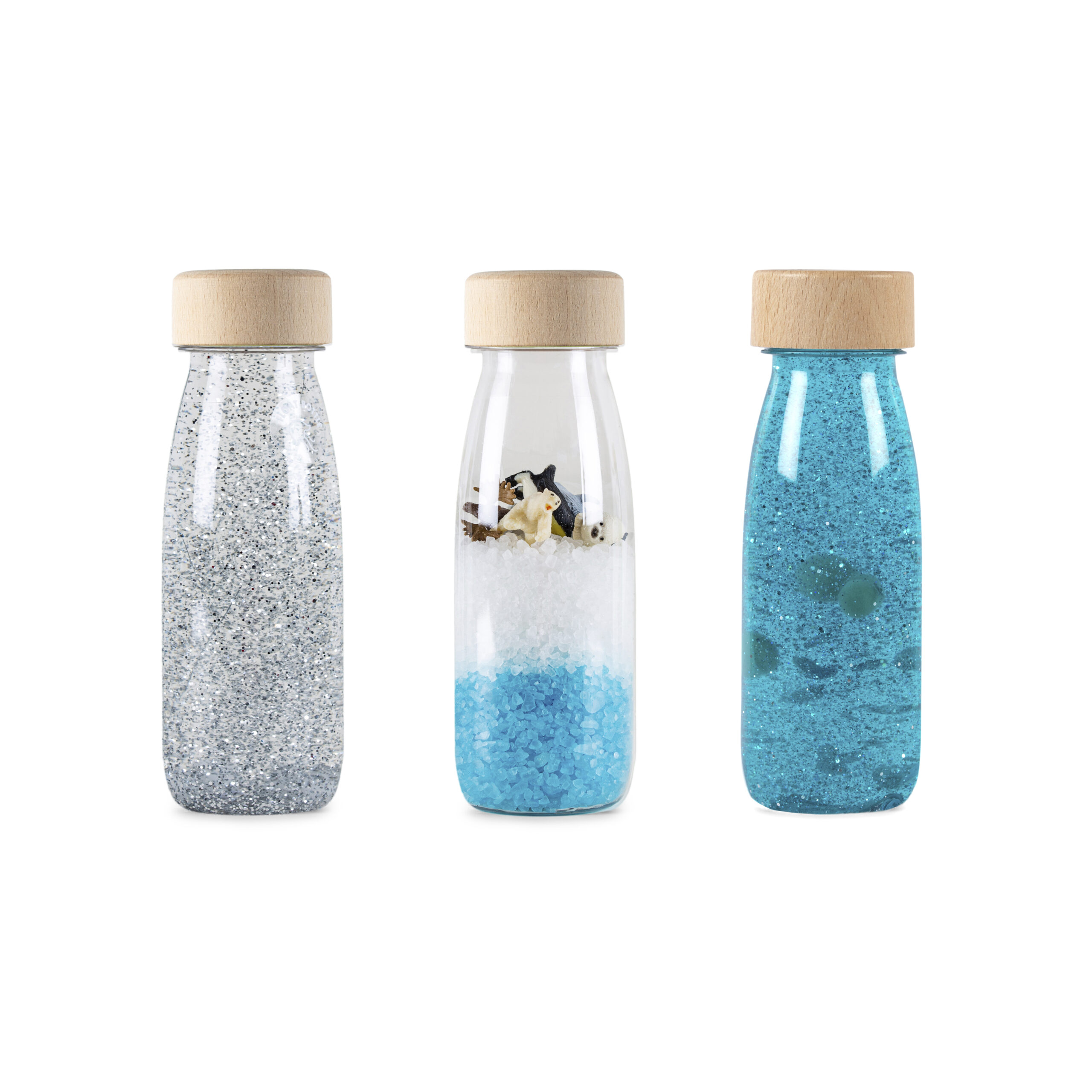 Petit Boum Ice ist ein Set aus 3 Flaschen im Nordpol-Thema