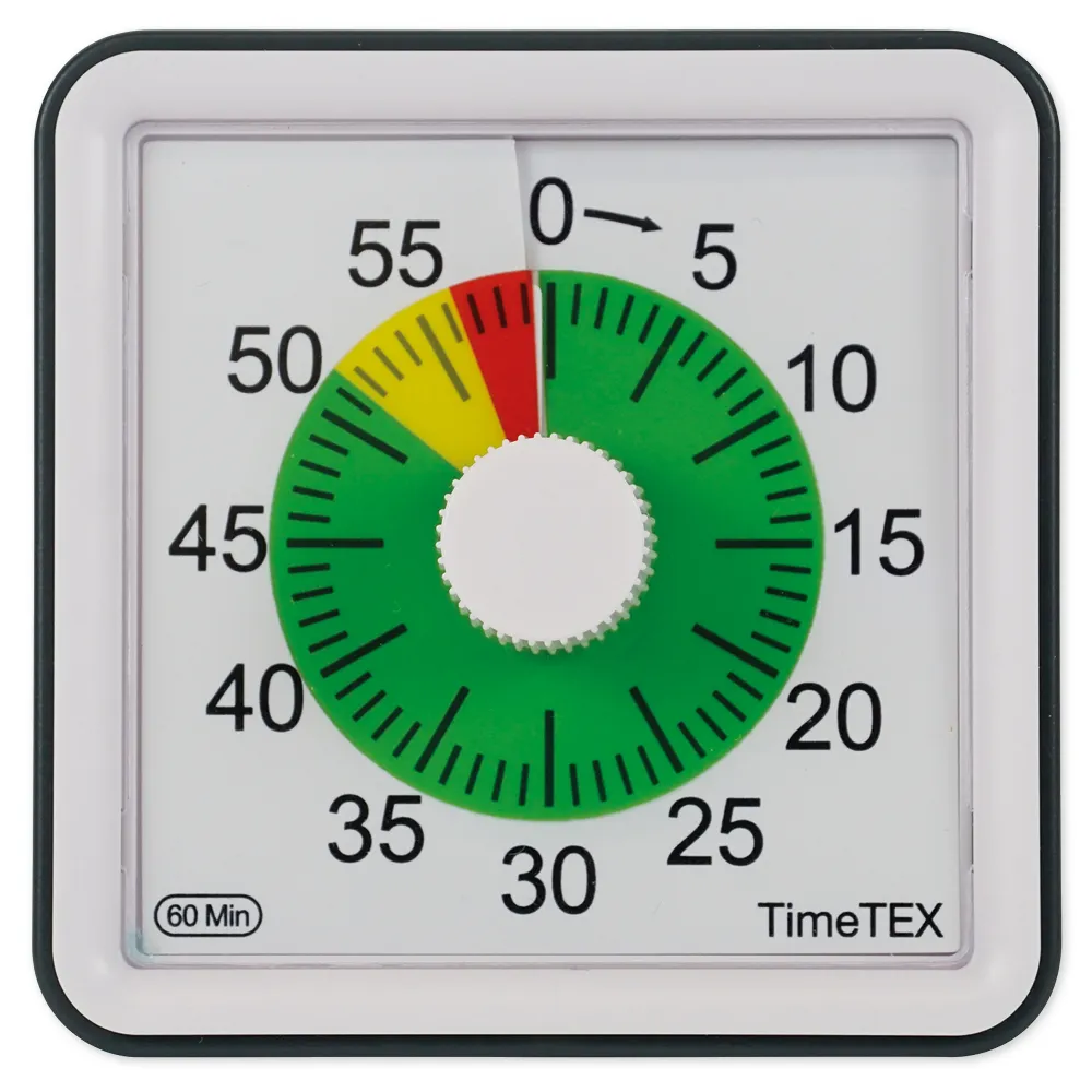 Der Timer kann im Klassenzimmer still verwendet werden, um Kindern mit ADHS einen Überblick über die Zeit zu geben