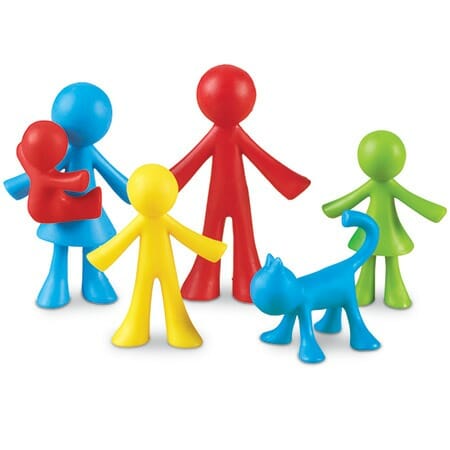Familienzähler sind Familienbauern, die als Entwicklungsmaterial zum Lernen von Sortieren und Rechnen verwendet werden. Aber auch als Coaching-Material effektiv