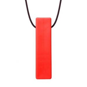 Die Backstein-Zahnkette von Ark ist ein langer, glatter Kauschmuck. Ideal für Kinder und Erwachsene, die mit Backenzähnen kauen. Dieser Kauschmuck ist derselbe wie der Lego-Kauschmuck, aber stabiler, weil keine Stecker darauf sind.