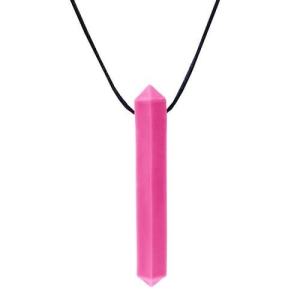 Die Ark Therapeutic Krypto-bite Beißkette ist ein perfektes Kauschmuckstück für Kinder, die gerne mit Backenzähnen kauen. Das Design lädt auch zum Zappeln ein.