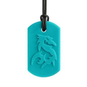 Der Bite Chain Dragon ist eine zähe Kaukette für Jungen und Mädchen mit erhöhter Textur. Erhältlich in verschiedenen Stärken und Farben