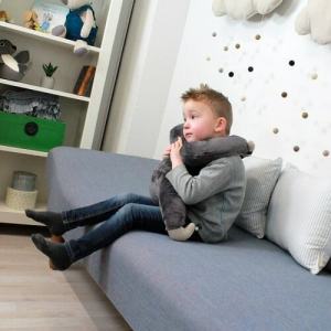 Das OLiz Bent Gewichtungskuscheltier beruhigt Kinder mit Reizverarbeitungsproblemen und Schlafproblemen