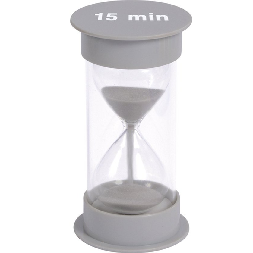 Die Sanduhr wird als Timer verwendet, um Ihrem Kind beizubringen, eine Aufgabe innerhalb einer festgelegten Zeit zu erledigen.