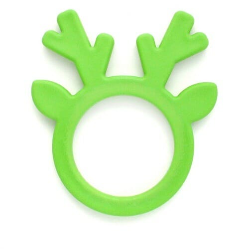 Dieses Rentierbiss-Spielzeug aus der Arche ist geeignet, um die durchkommenden Zähne zu entlasten. Hilft aber auch bei Kindern mit Kaubedürfnissen. Schönes Weihnachtsgeschenk