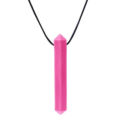 Die Ark Therapeutic Krypto-biss-Bisskette ist ein perfekter Kauschmuck für Kinder, die gerne mit Backenzähnen kauen. Das Design lädt auch zum Zappeln ein.