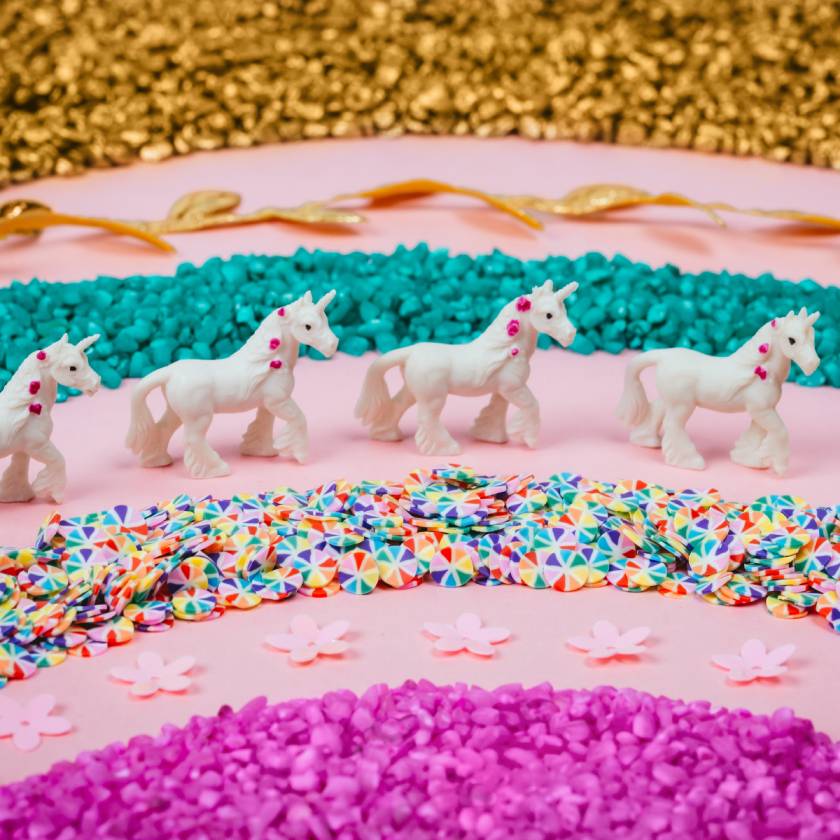 Wunderschön ist dieses sensorische Flaschen-Theme-Einhorn von Petit Boum