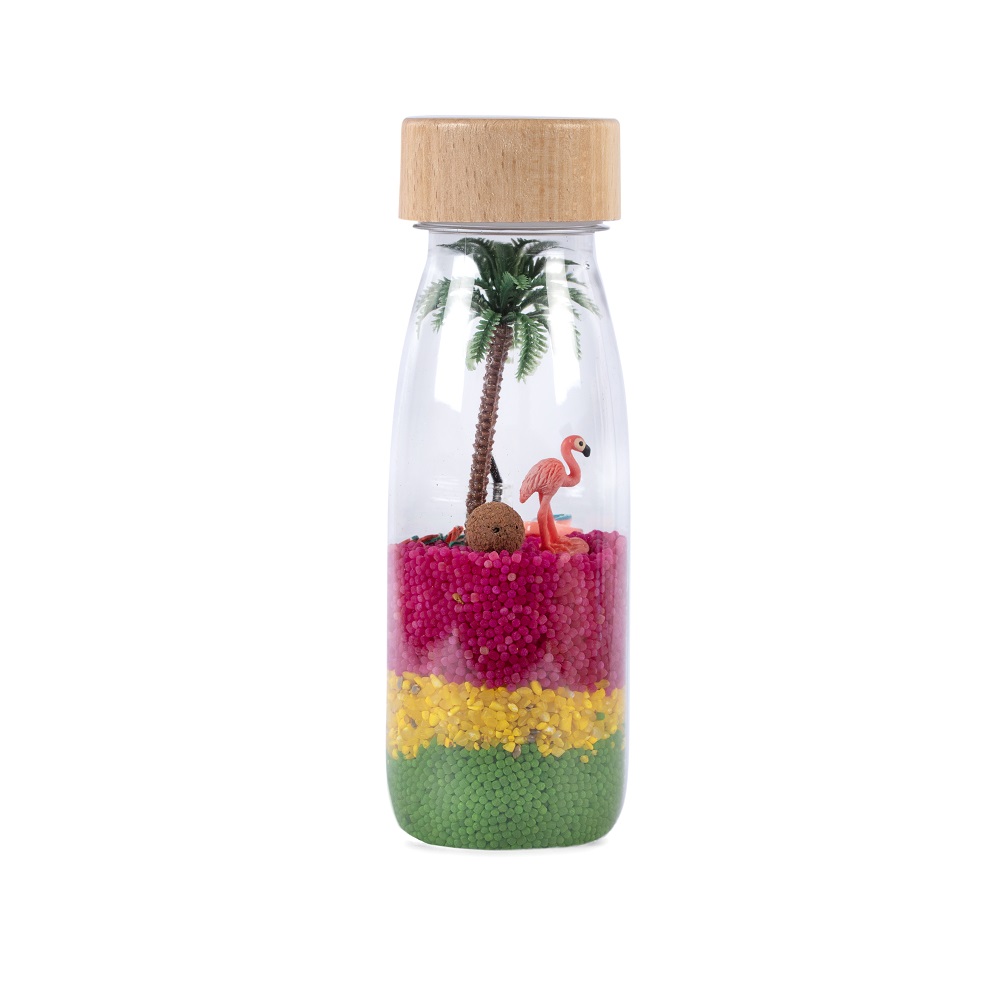 Die Petit Boum-Flasche im Flamingo-Stil ist paradiesisch!