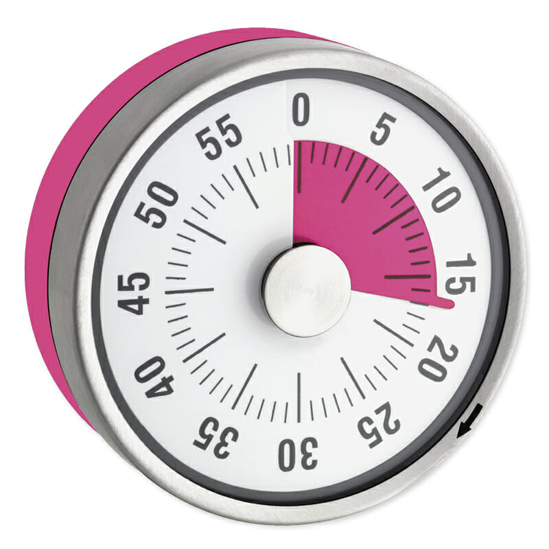 TimeTX Timer ist magnetisch, so einfach auf einer Magnettafel im Klassenzimmer oder zu Hause zu verwenden. Zeigen Sie Ihrem Kind visuell den Lauf der Zeit.