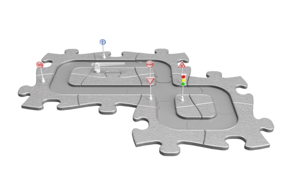 Muffik Magnetic Car Track, befestigen Sie Ihre eigene Rennstrecke an Ihrer bestehenden Muffik-Sammlung
