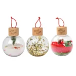 Petit Boum Weihnachtskugeln, endlich kann Ihr Kind die Kugeln selbst anfassen und mit der Erkundung beginnen, genau wie eine Schneekuppel.