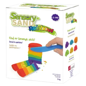 Sensory Sand Rainbow ist ein bunter Spielsand für Jung und Alt zum Entspannen