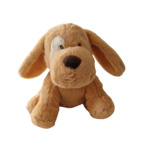 Warmer, kuscheliger Welpe mit Lavendelduft und einem Gewicht von 1 kg hilft Kindern bei der Stimulation.