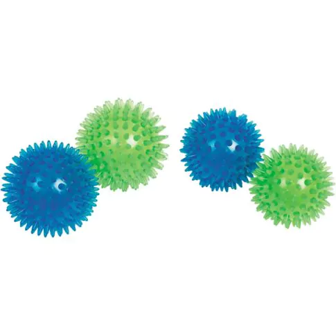 Mit dem Massageball bieten Sie taktile Reize und regen die Verarbeitung taktiler Informationen und den Umgang mit Berührungen an.