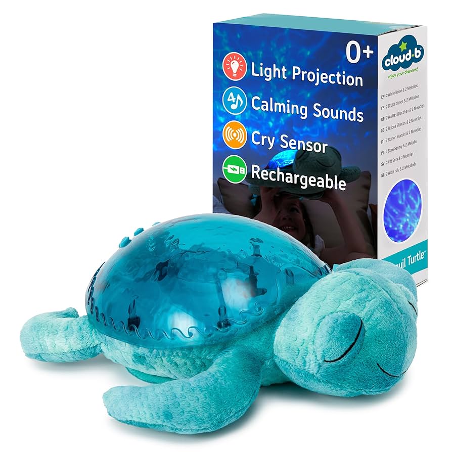 cloud b schildpad projector maakt het slapen gaan voor je kleintje een feestje!