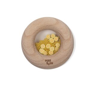 Der mit Limetten gefüllte Petit Boum Donut regt zum sensorischen und forschenden Spielen an.