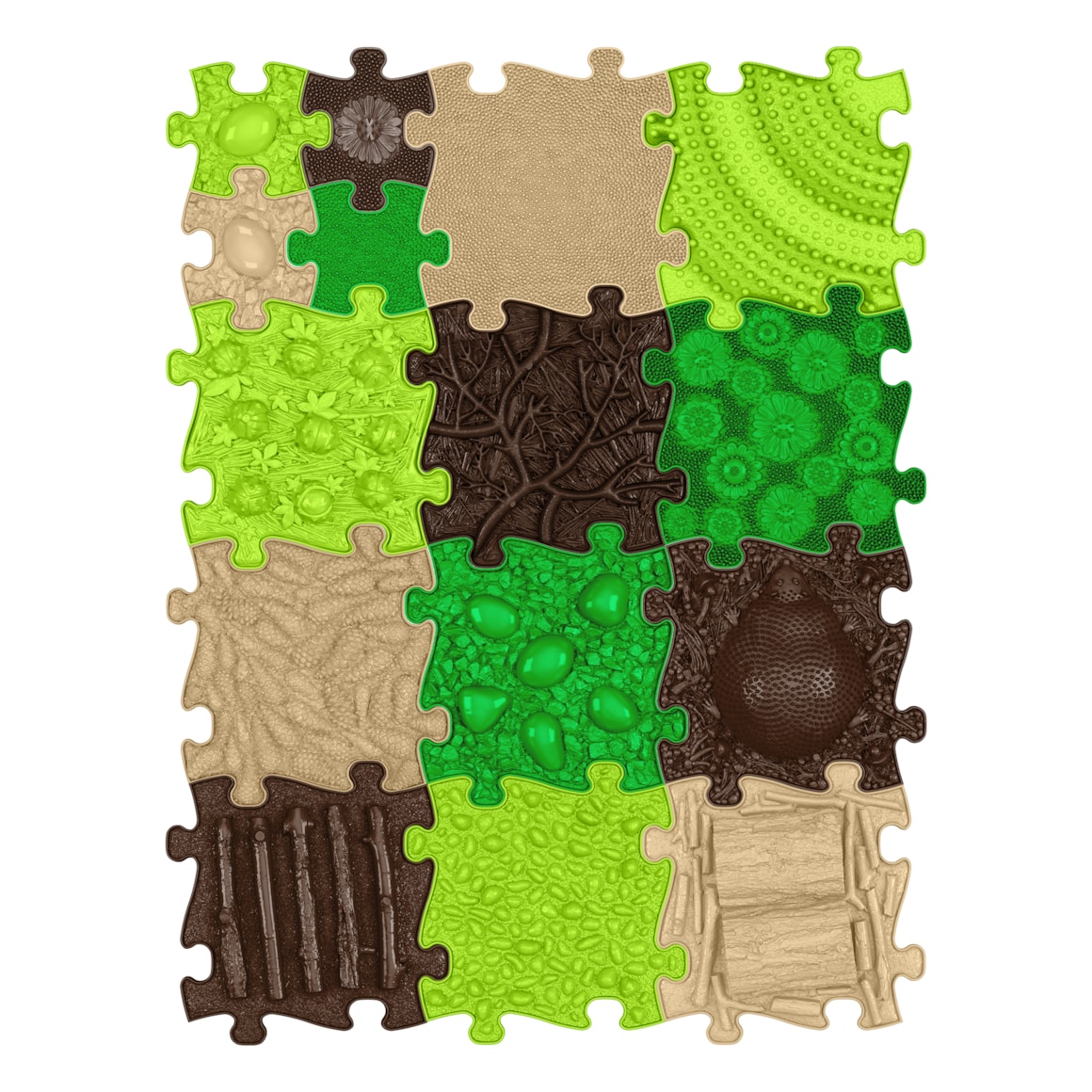 Muffik-Puzzlematten sind für Kinder mit besonderen Bedürfnissen geeignet. Die sensorischen Puzzlematten bieten eine sichere und anregende Umgebung zum Spielen und Lernen.