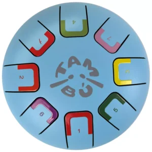 Die TAMBU Baby Tongue Drum lässt dich von den sanften Klängen verzaubern! Perfekt für Kinder, Anfänger und Musikliebhaber, die Musik auf entspannte Art und Weise entdecken möchten.
