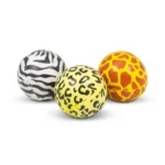 Scrunchems matschige Stressbälle im Safari-Print, 3er Set ideales Zappelspielzeug als Geschenk für den Tierfan!