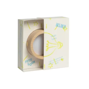 Petit Boum Magic Lamp – lässt sensorische Flaschen mit beruhigenden, farbenfrohen Lichtern funkeln.