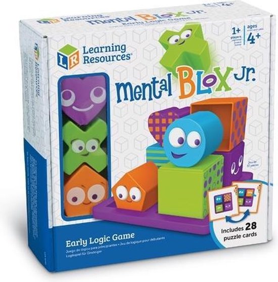 Daag je brein uit met Mental Blox Junior, het 3D-puzzelspel voor kinderen vanaf 5 jaar. Ontwikkel ruimtelijk inzicht, kritisch denken en probleemoplossend vermogen met 15 kleurrijke blokken en 40 uitdagende puzzels.