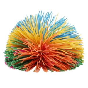 Koosh Ball Multi ist ein feiner und langlebiger Silikon-Fidget-Ball, ideal, um unruhige Hände im Unterricht oder unterwegs zu beschäftigen.
