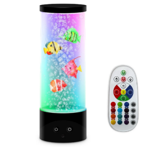 Snoezel-Lampe mit bewegtem NEMO-Fisch und beruhigender LED-Beleuchtung