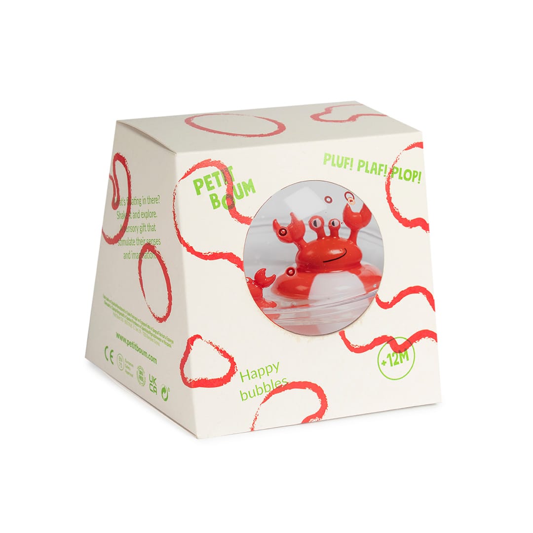 Petit Boum Happy Bubbles Sinnesball – stimuliert die sensorische Entwicklung