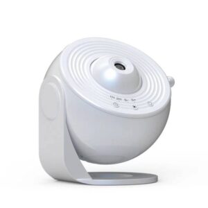 Galaxy Projector mit 12 astronomischen Dias, die Galaxien und Planeten auf Wände oder Decken projizieren, einschließlich verstellbarer Drehung, Fokus und Timer, ideal für Bildung, Dekoration und Entspannung