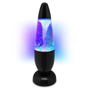 Tornado-Glitzerlampe mit bunten RGB-LED-Beleuchtung und rotierendem Wasser