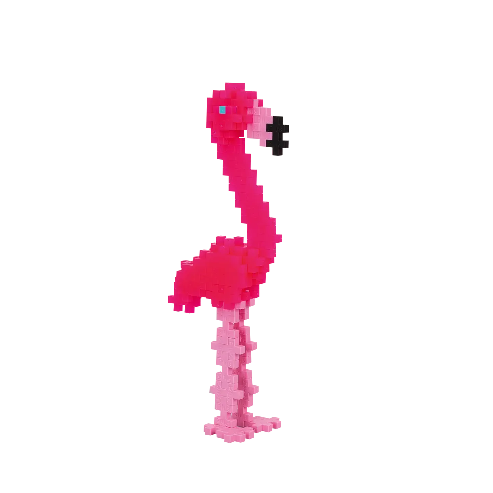 Bouw je eigen flamingo met de kleurrijke Plus-Plus Flamingo Tube. Duurzaam, herbruikbaar en geschikt voor kinderen vanaf 5 jaar.