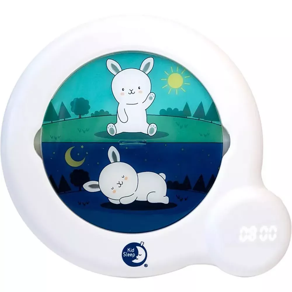 Der Kid'Sleep Essential Schlaftrainer hilft Kindern, klar und visuell zu verstehen, wann es noch Zeit zum Schlafen ist und wann sie aufstehen können.